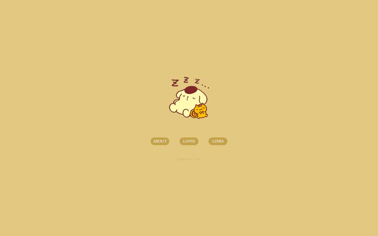 Carrd profile picture for @pompoms